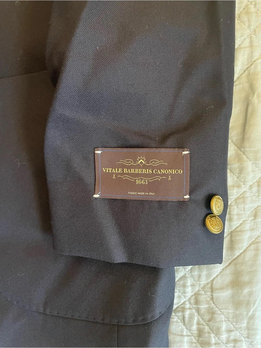J CREW Legacy blazer in Italian wool Navy Size 44L NWT $448 CL257